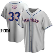 Darin Ruf Youth New York Mets Gray Replica Road Jersey