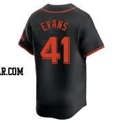 Darrell Evans Youth San Francisco Giants Black Limited Alternate Jersey