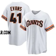 Darrell Evans Youth San Francisco Giants White Limited Throwback Cooperstown Collection Jersey