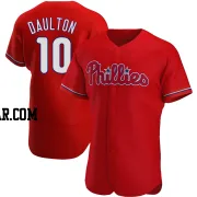 Darren Daulton Men's Philadelphia Phillies Red Authentic Alternate Jersey
