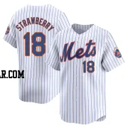 Darryl Strawberry Men's New York Mets White Limited Home Jersey