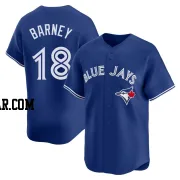 Darwin Barney Men's Toronto Blue Jays Royal Limited Alternate Jersey