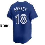 Darwin Barney Youth Toronto Blue Jays Royal Limited Alternate Jersey