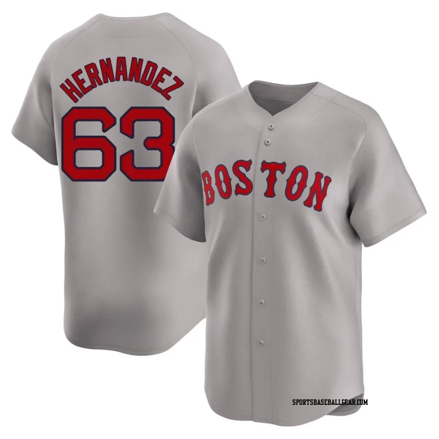 Darwinzon Hernandez Youth Boston Red Sox Gray Limited Away Jersey
