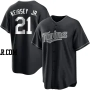 DaShawn Keirsey Jr. Men's Minnesota Twins Black/White Replica Jersey