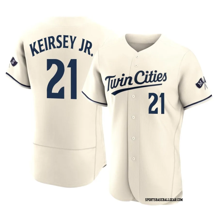 DaShawn Keirsey Jr. Men's Minnesota Twins Cream Authentic Alternate 2023 Jersey