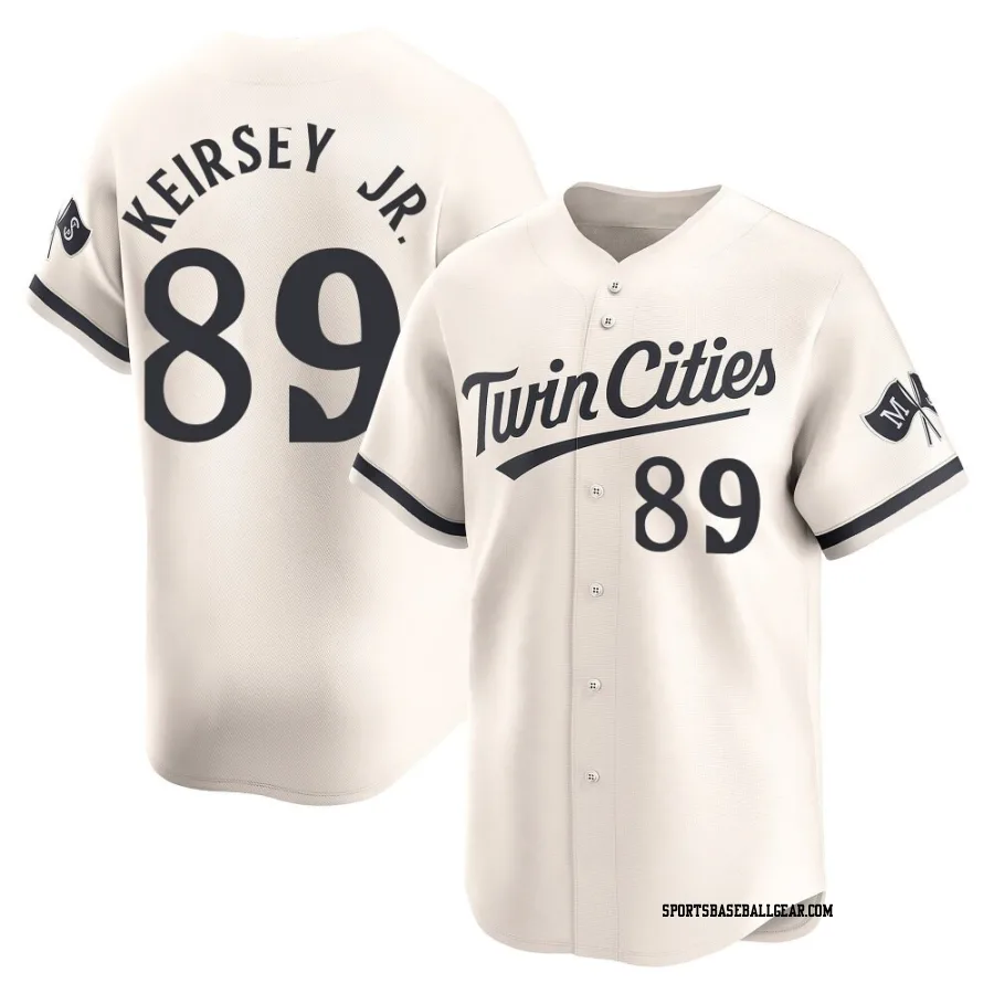 DaShawn Keirsey Jr. Men's Minnesota Twins Cream Limited Alternate Jersey