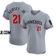 DaShawn Keirsey Jr. Men's Minnesota Twins Gray Elite Road Jersey