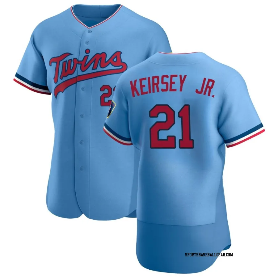DaShawn Keirsey Jr. Men's Minnesota Twins Light Blue Authentic Alternate Jersey