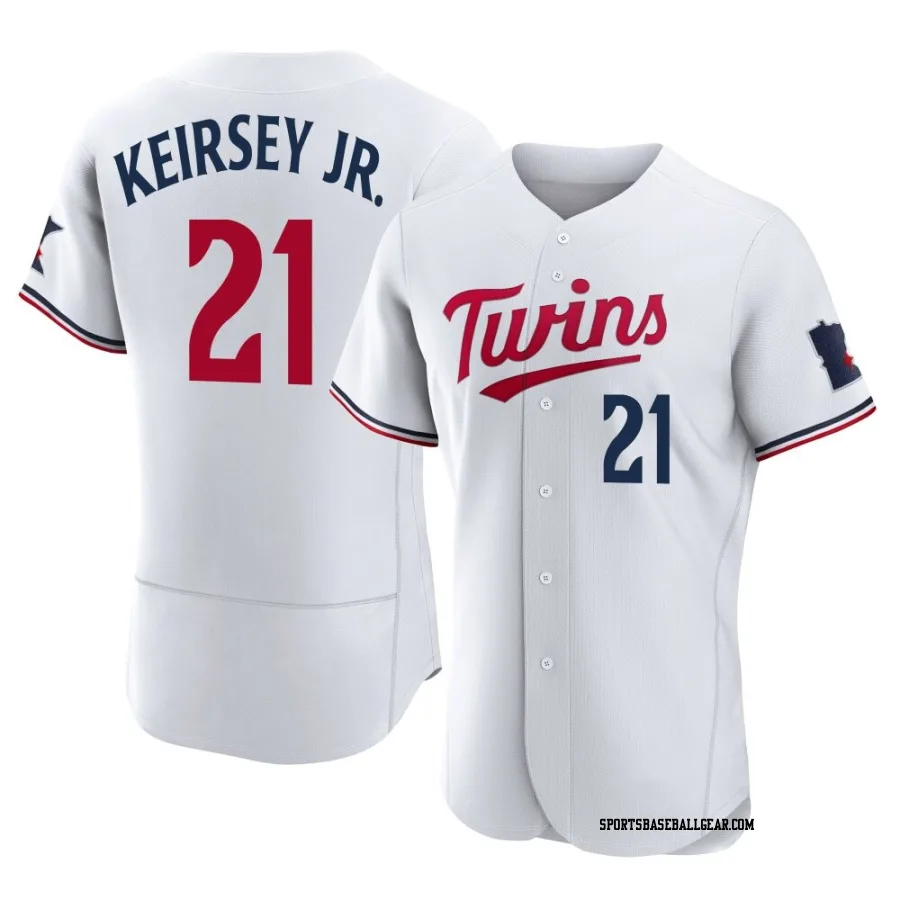 DaShawn Keirsey Jr. Men's Minnesota Twins White Authentic Home Jersey