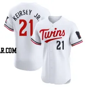 DaShawn Keirsey Jr. Men's Minnesota Twins White Elite Home Jersey