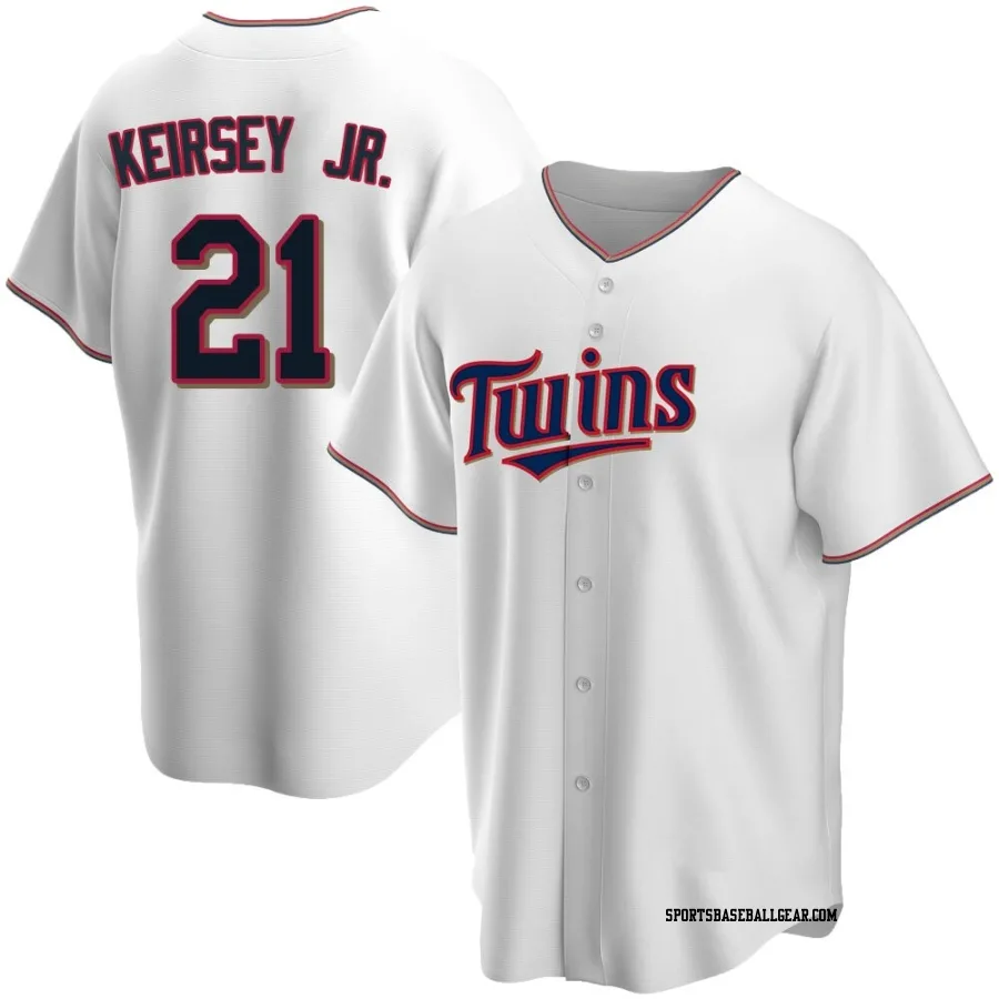 DaShawn Keirsey Jr. Men's Minnesota Twins White Replica Home Jersey