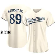 DaShawn Keirsey Jr. Women's Minnesota Twins Cream Replica Alternate Jersey