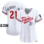 DaShawn Keirsey Jr. Women's Minnesota Twins White Limited Home Jersey