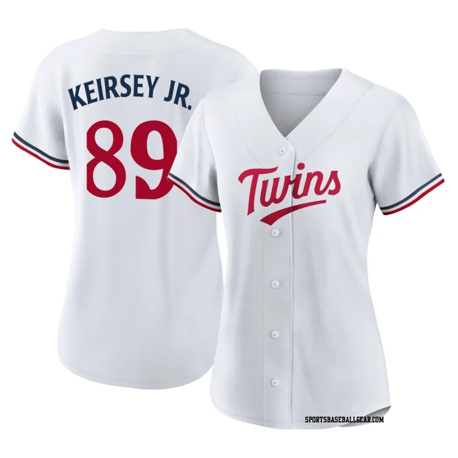 DaShawn Keirsey Jr. Women's Minnesota Twins White Replica Home Jersey