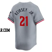 DaShawn Keirsey Jr. Youth Minnesota Twins Gray Limited Road Jersey