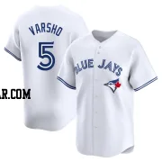 Daulton Varsho Men's Toronto Blue Jays White Limited Home Jersey