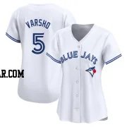 Daulton Varsho Women's Toronto Blue Jays White Limited Home Jersey