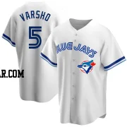 Daulton Varsho Youth Toronto Blue Jays White Replica Home Cooperstown Collection Jersey