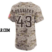 Dave Dravecky Men's San Diego Padres Camo Elite Alternate Vapor Premier Jersey