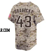 Dave Dravecky Youth San Diego Padres Camo Limited 2nd Alternate Jersey