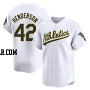 Dave Henderson Youth Oakland Athletics White Limited Home Jersey