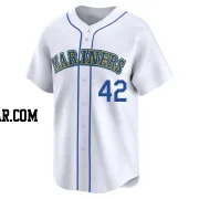 Dave Henderson Youth Seattle Mariners White Limited Throwback Cooperstown Collection Jersey
