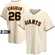 Dave Kingman Men's San Francisco Giants Cream Replica Home Jersey