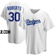 Dave Roberts Men's Los Angeles Dodgers White Replica Home Jersey