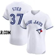 Dave Stieb Men's Toronto Blue Jays White Elite Home Jersey