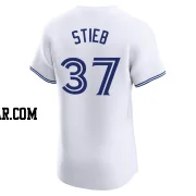 Dave Stieb Men's Toronto Blue Jays White Elite Home Jersey