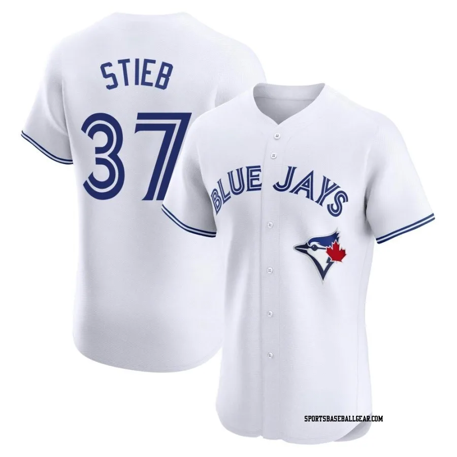 Dave Stieb Men's Toronto Blue Jays White Elite Home Jersey