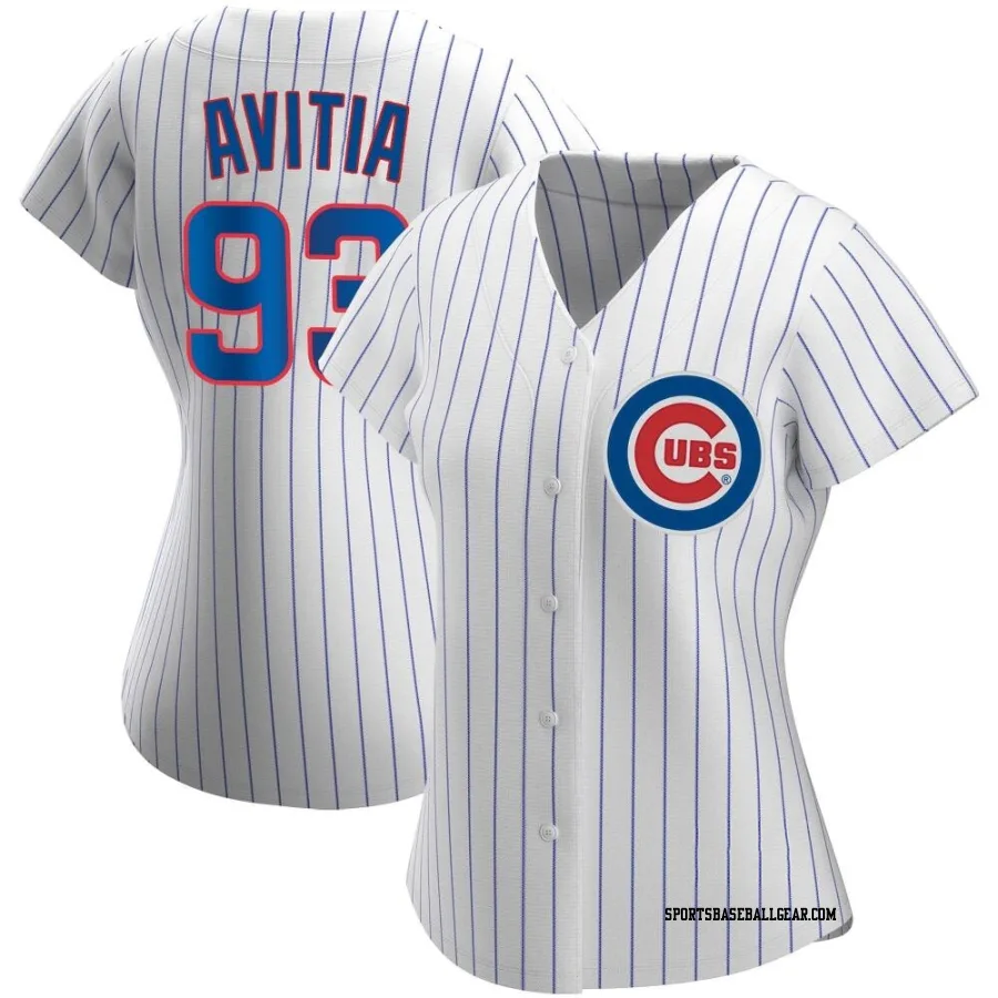 David Avitia Women's Chicago Cubs White Authentic Home Jersey