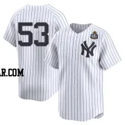 David Bednar Men's New York Yankees White Limited Yankee Home 2nd 2024 World Series Jersey