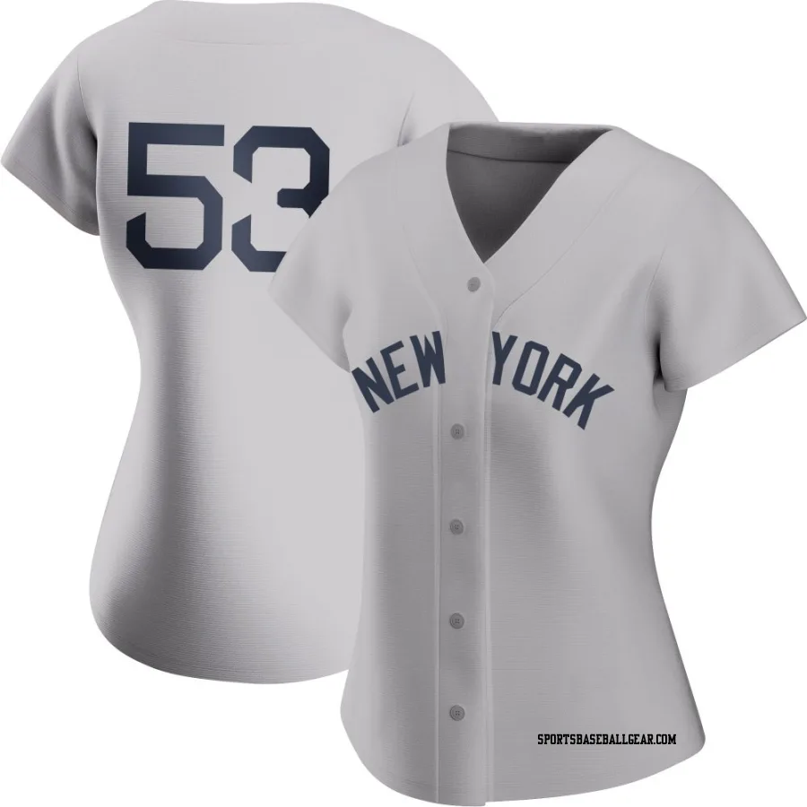 David Bednar Women's New York Yankees Gray Replica 2021 Field of Dreams Jersey