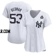 David Bednar Women's New York Yankees White Limited Yankee Home 2024 World Series Jersey