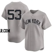 David Bednar Youth New York Yankees Gray Limited Away 2nd Jersey