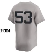 David Bednar Youth New York Yankees Gray Limited Away 2nd Jersey