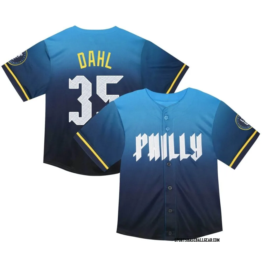 David Dahl Toddler Philadelphia Phillies Blue Limited 2024 City Connect Jersey