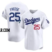 David Freese Men's Los Angeles Dodgers White Limited 2024 World Tour Seoul Series Home Jersey