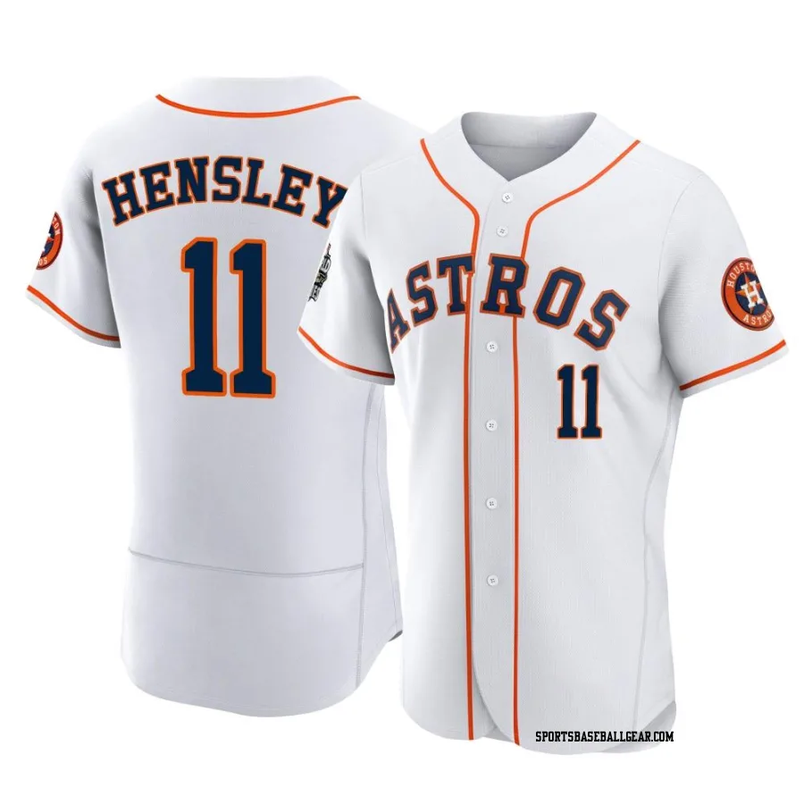 David Hensley Men's Houston Astros White Authentic 2022 World Series Home Jersey
