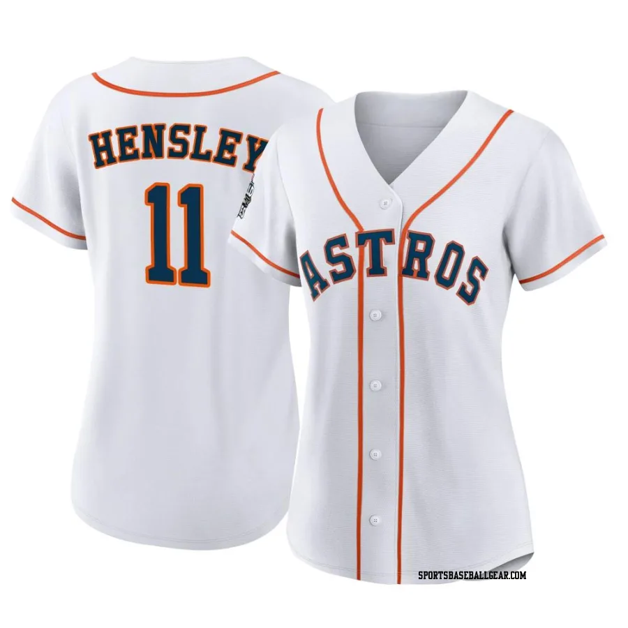 David Hensley Women's Houston Astros White Authentic 2022 World Series Home Jersey
