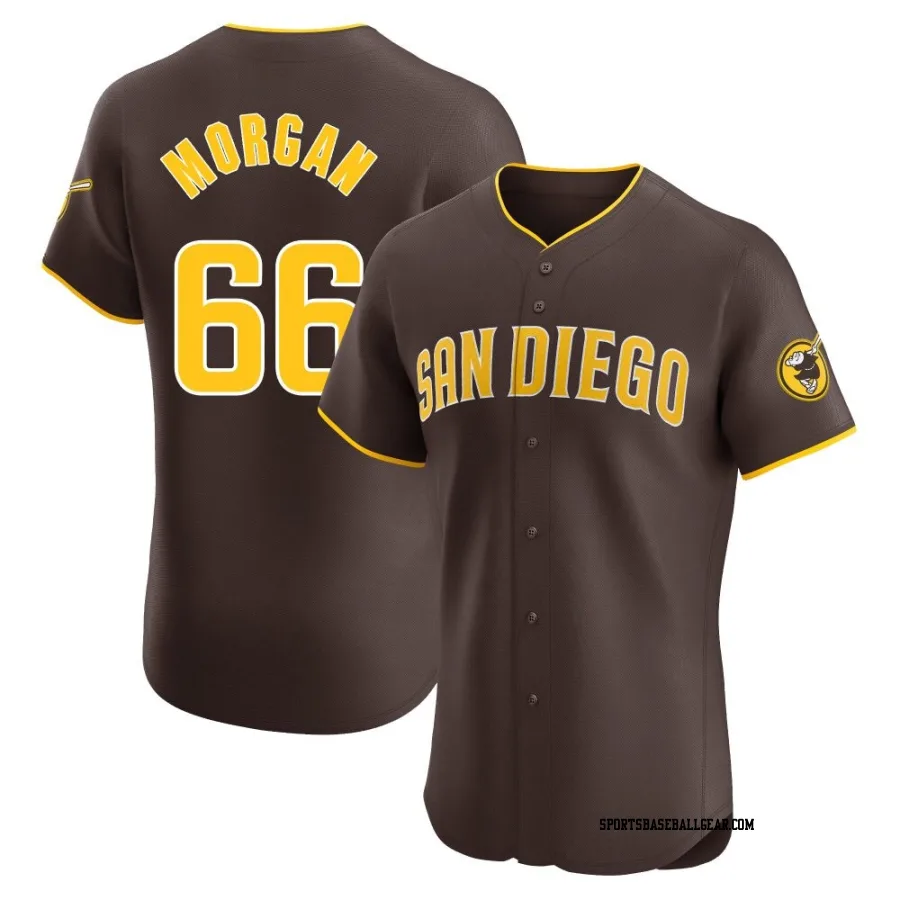 David Morgan Men's San Diego Padres Brown Elite Road Vapor Premier Jersey