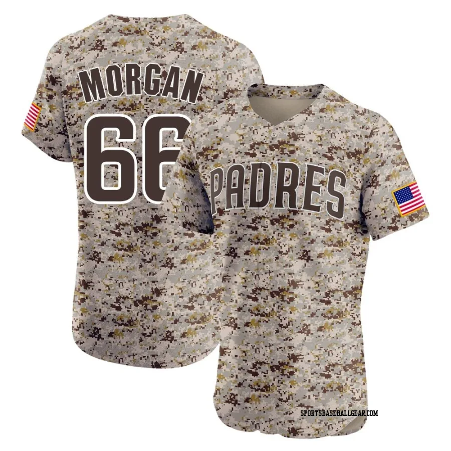 David Morgan Men's San Diego Padres Camo Elite Alternate Vapor Premier Jersey
