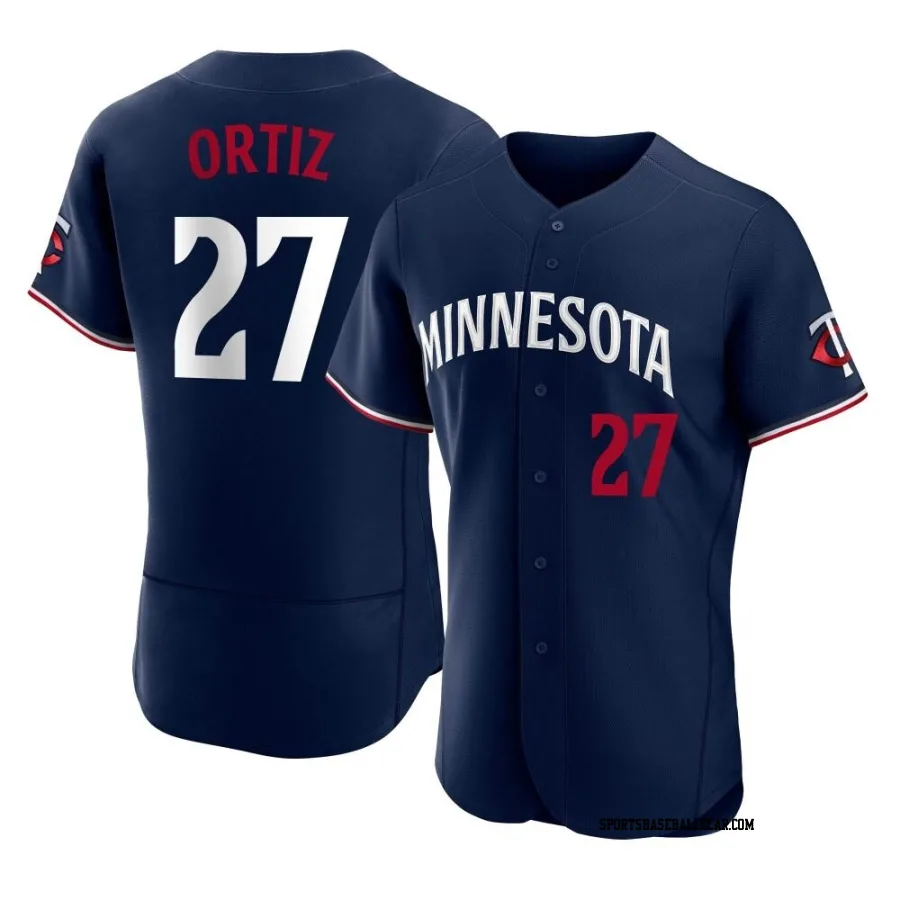 David Ortiz Men's Minnesota Twins Navy Authentic Alternate Jersey