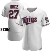 David Ortiz Men's Minnesota Twins White Authentic Home Jersey