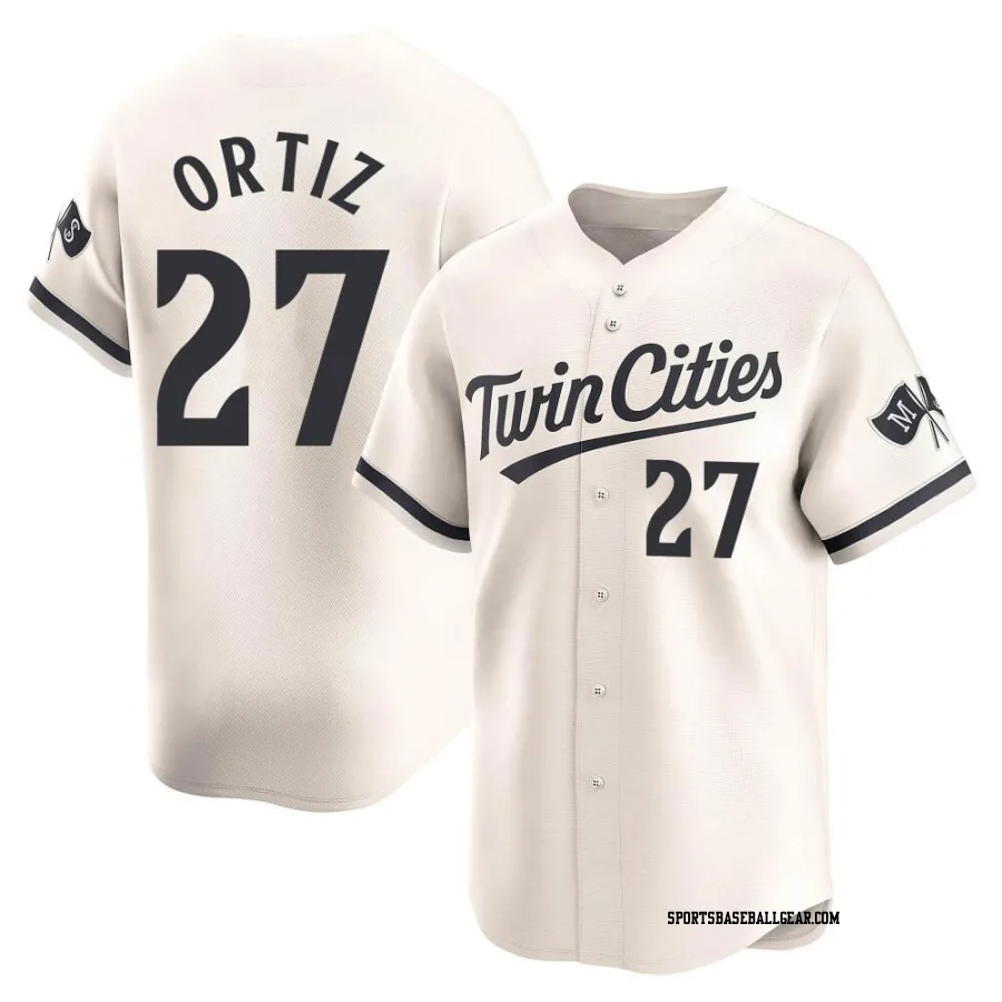 David Ortiz Youth Minnesota Twins Cream Limited Alternate Jersey
