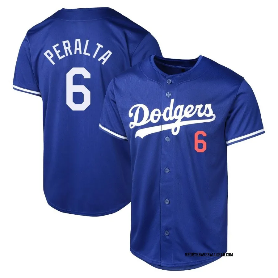 David Peralta Men's Los Angeles Dodgers Royal Limited Alternate Jersey