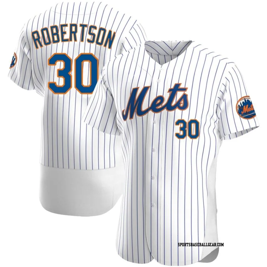 David Robertson Men's New York Mets White Authentic Home Jersey