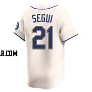David Segui Men's Seattle Mariners Cream Limited Alternate Jersey